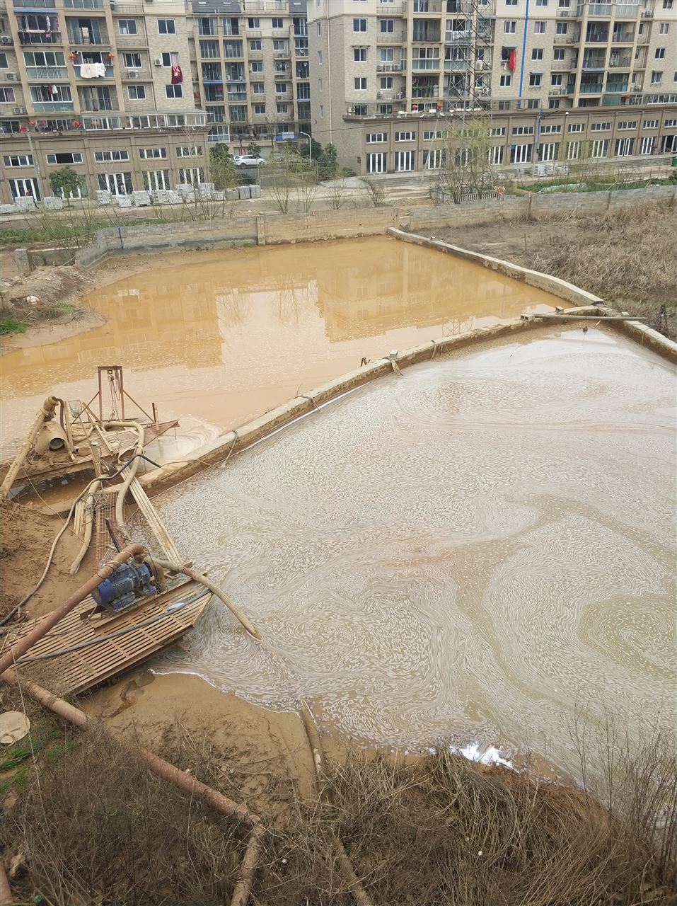 三更罗镇沉淀池淤泥清理-厂区废水池淤泥清淤